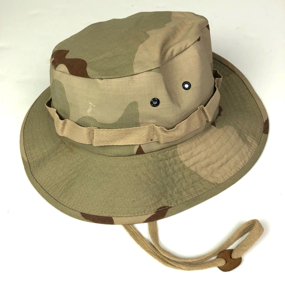 Military Small Hat Hot Weather Jungle Camouflage 0423-41-082-7360 Bucket Beach